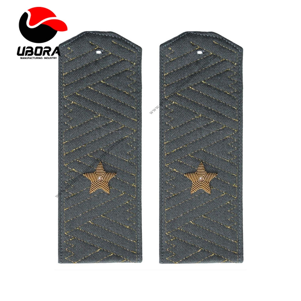 Soviet Russian General Shirt shoulder boards  Wholesale French Gold shoulder board